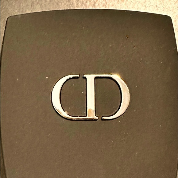 DIOR DOUBLE MIRROR, BLACK RAISED SILVER LETTERS SOFT FEEL SCRATCH RESIST… - Picture 2 of 3